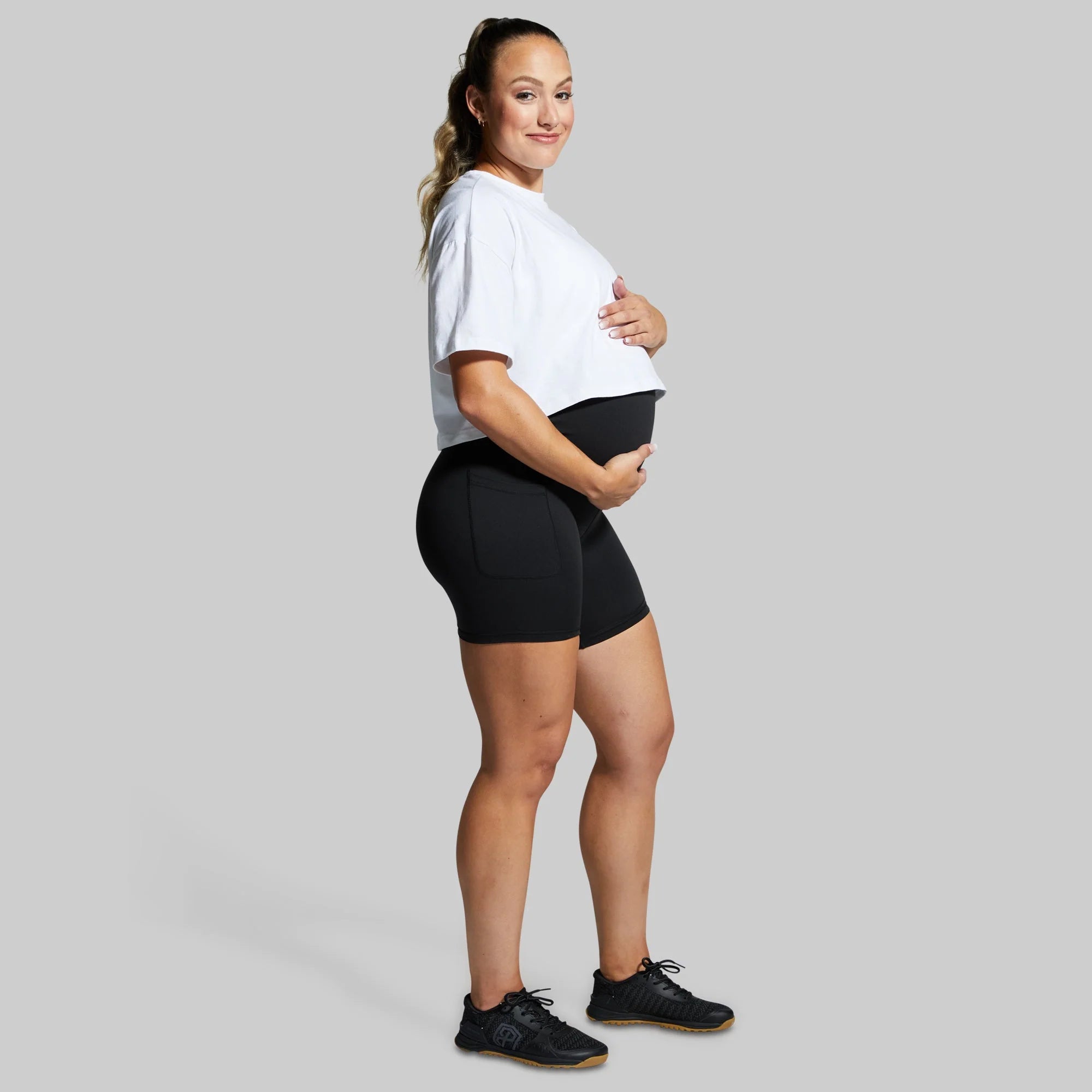 Short Maternité Confort — Leger et Doux pour l'Été | Fleur de Maman